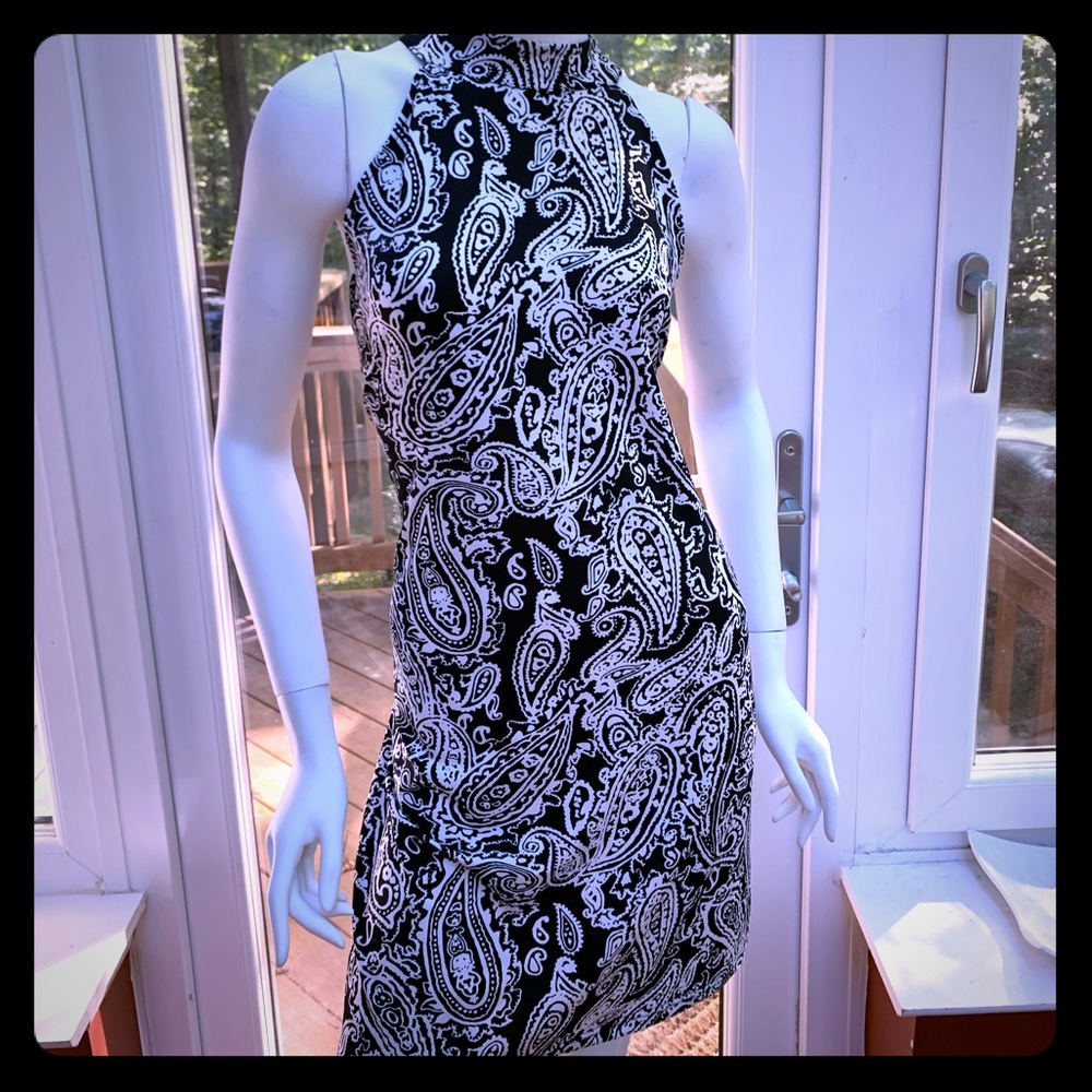 Sleeveless Paisley Dress Size 1X